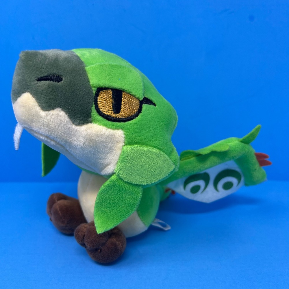 Capcom Monster Hunter Rathian Plush Small Green Dragon Wyvern Video Game Toy - Picture 3 of 16
